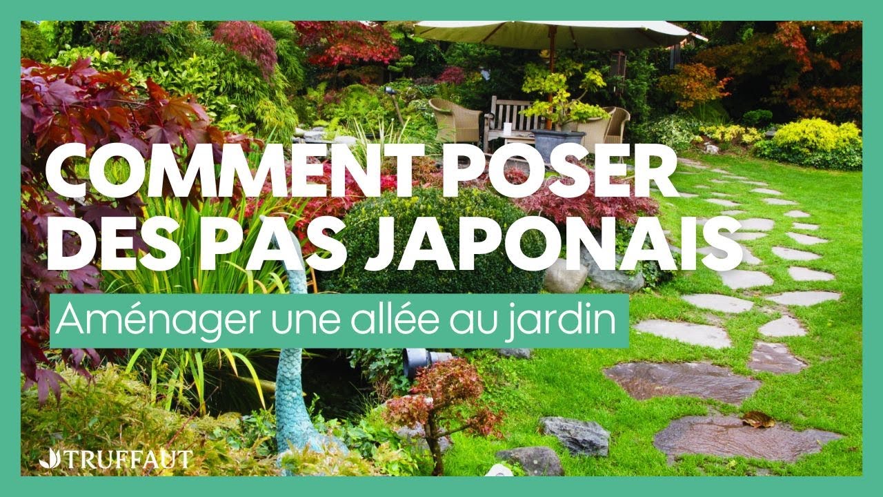 Comment poser des pas japonais : aménager une allée au jardin  - Truffaut