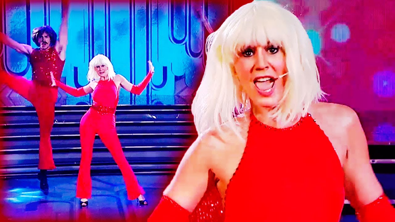 Rocío Marengo hizo un gran show imitando a Raffaella Carrá en #LaAcademia