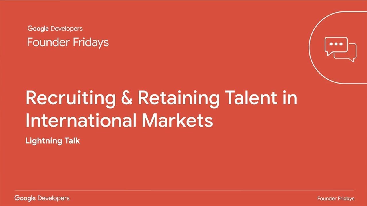 Recruiting and retaining talent in emerging markets | Founder Fridays - October 2022