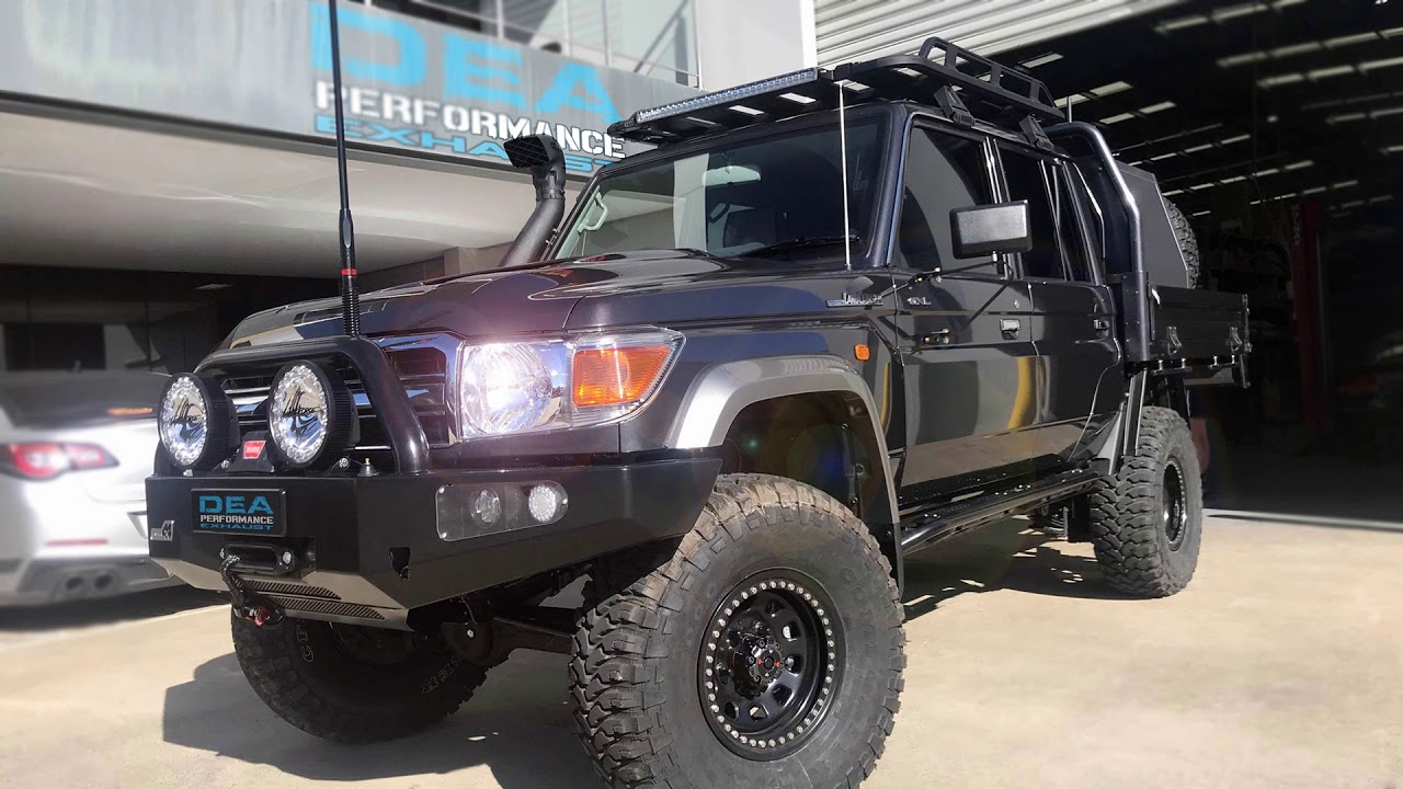 Landcruiser VDJ 79 Series V8 Turboback Exhaust