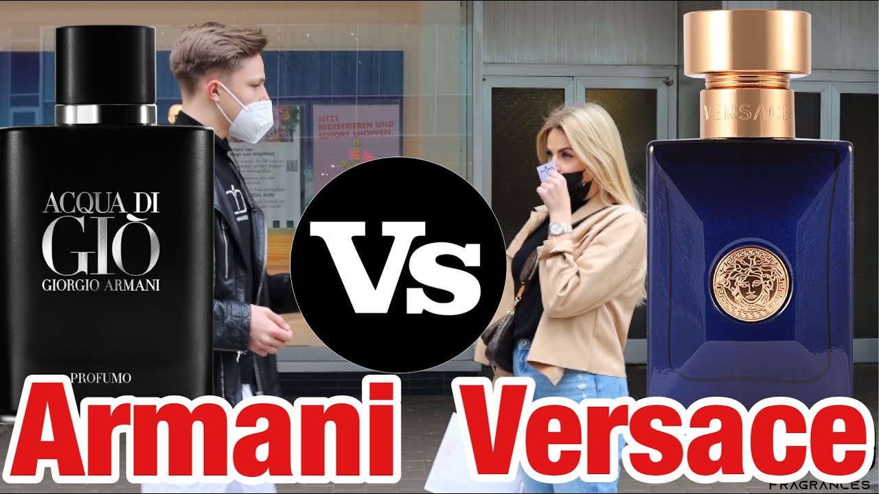 Духи Acqua di Gio против Versace Dylan Blue | тест на аромат