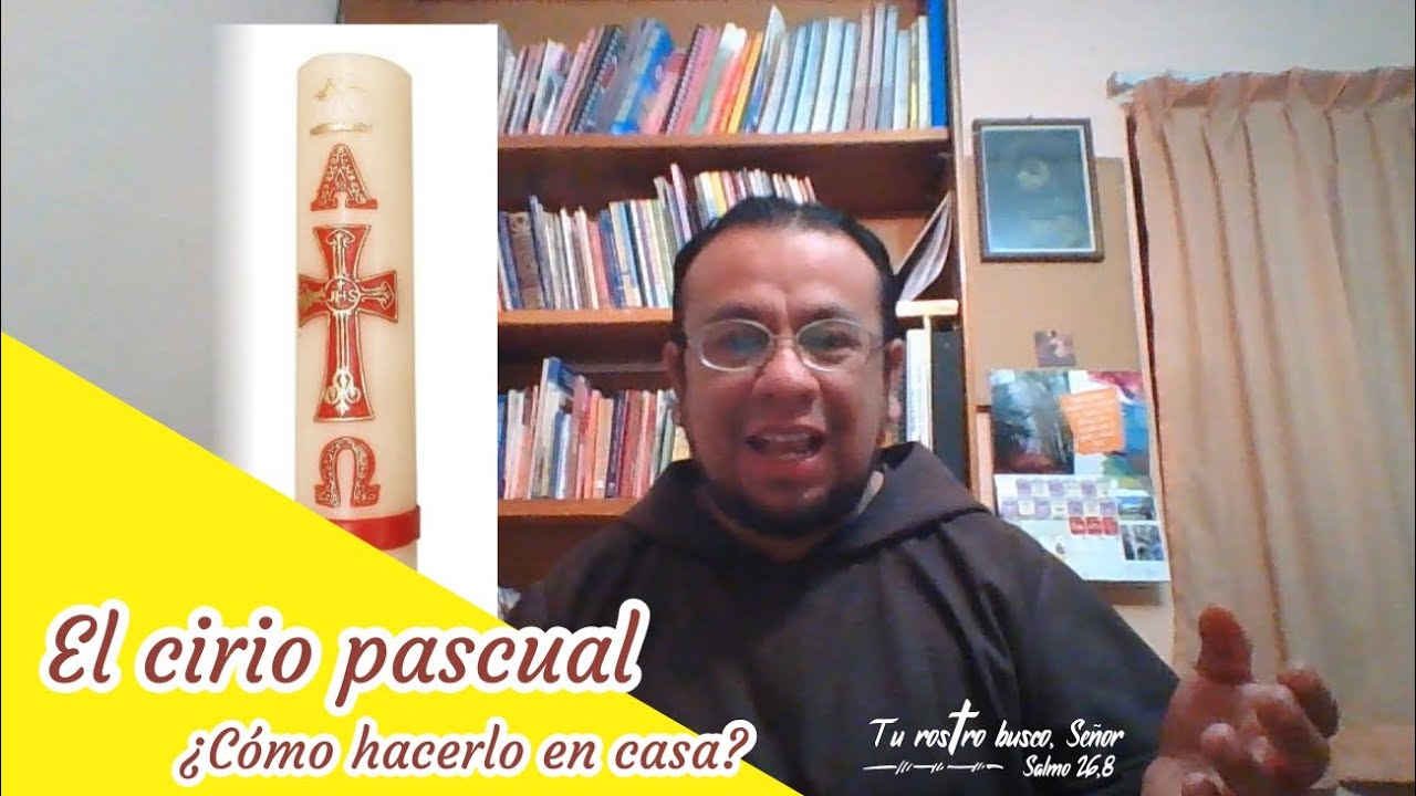 El cirio pascual - ¿Cómo hacer uno en casa?