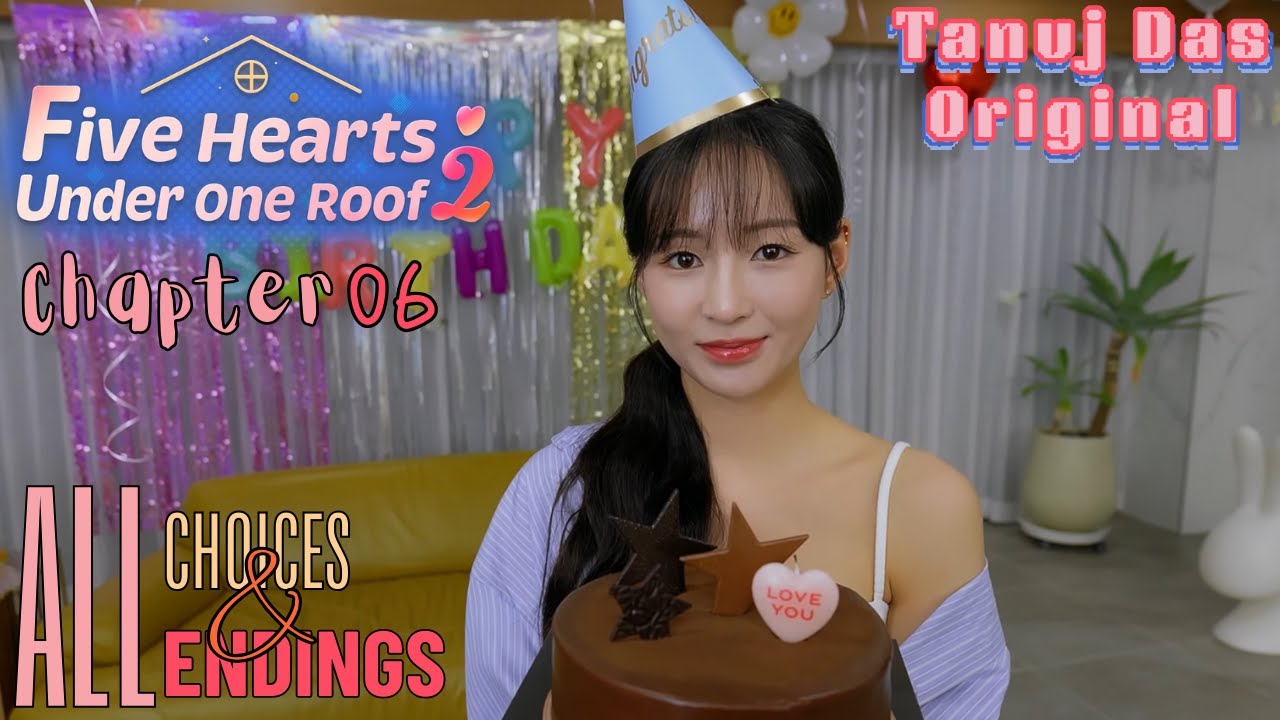 Five Hearts Under One Roof 2 | Full Chapter 06 | With All Choices & Endings | No Commentary