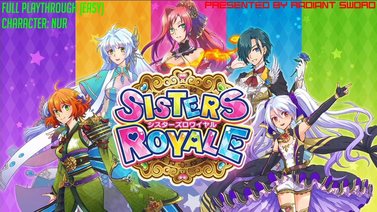 Sisters Royale: Five Sisters Under Fire / Full Playthrough / Nur (Easy/1CC) (13+)