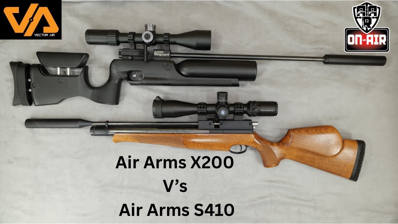 Air Arms S410 против Air Arms X200 4K