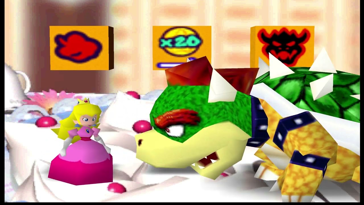 Mario Party (N64) Gameplay - Peach's Birthday Cake