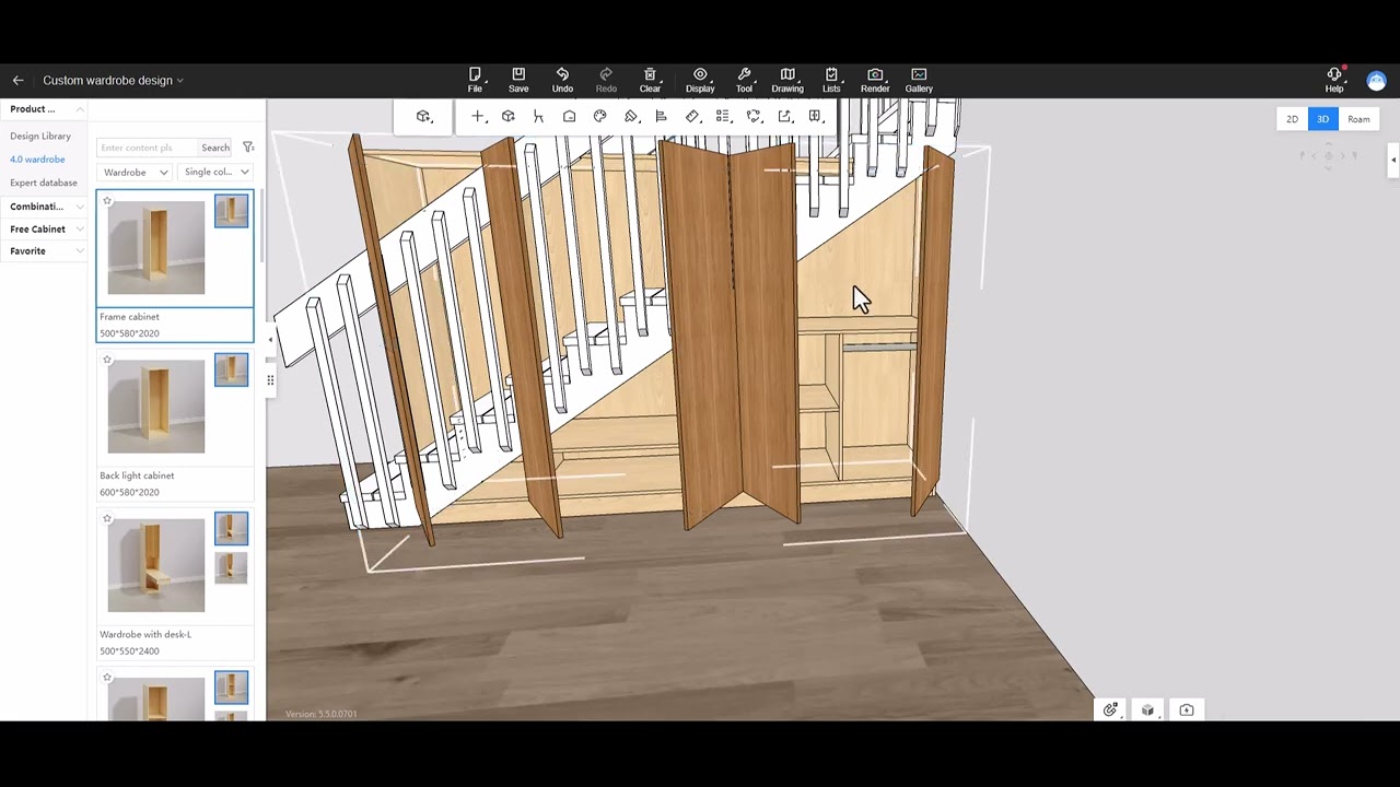 Szafa pod schodami ze skosem w 4 minuty! AiHouse