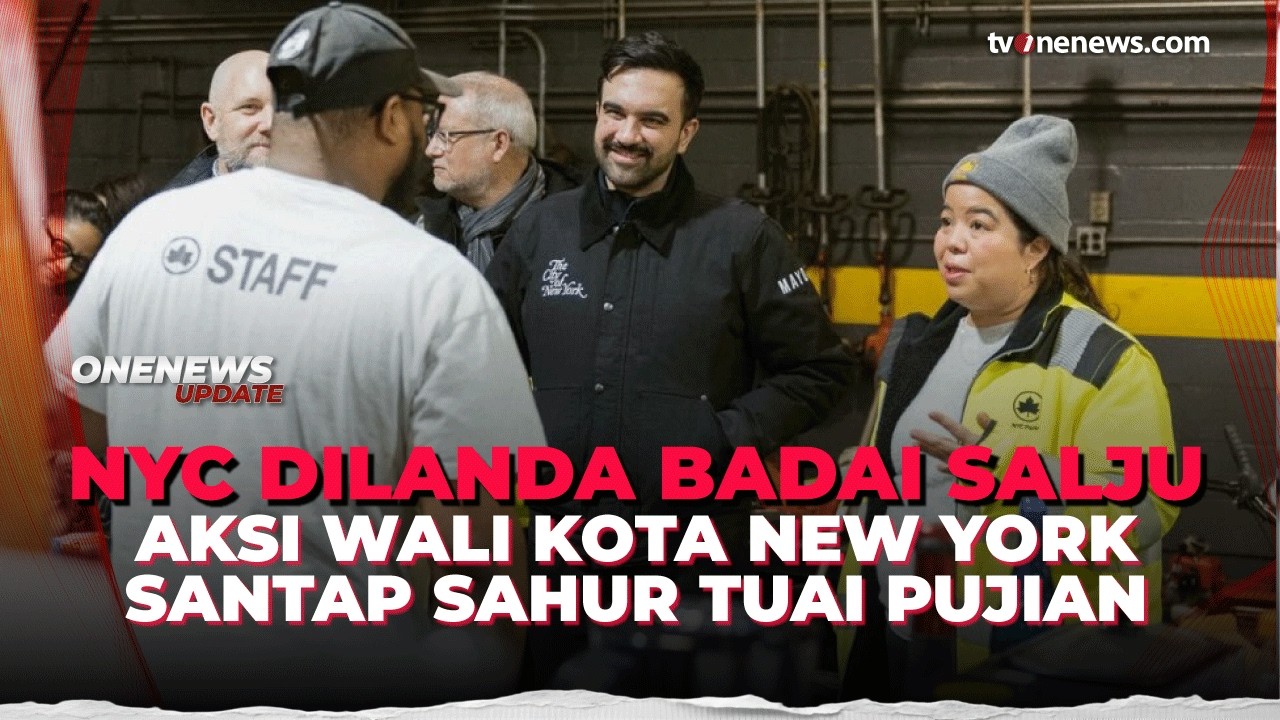 Momen Zohran Mamdani Sahur Bareng Pekerja Layanan Publik | OneNews Update