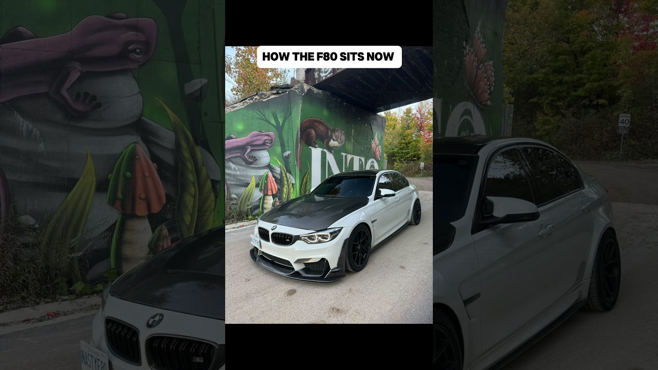 Как выглядела F80 M3, когда я её купил, и как она выглядит сейчас 😱