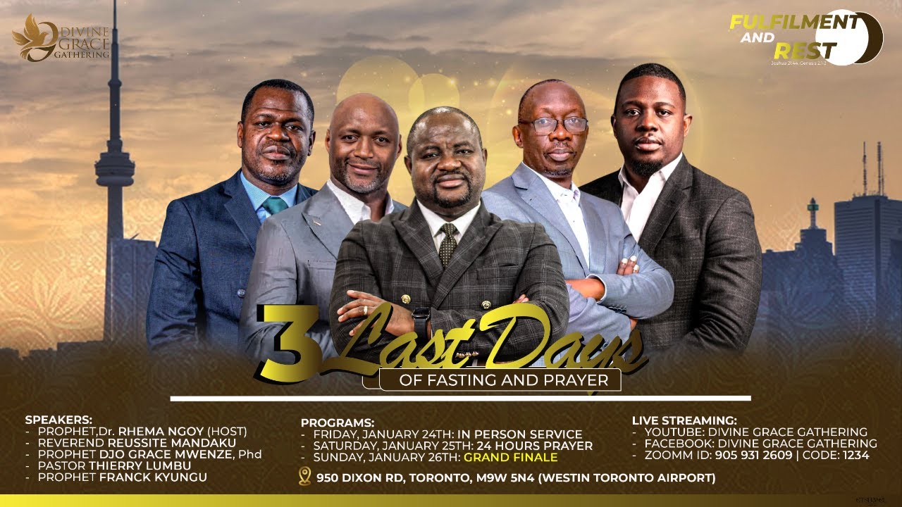 21 Days Fasting and Prayer Retreat 2025 | Day 19, Evening Session | Pastor Thierry Lumbu