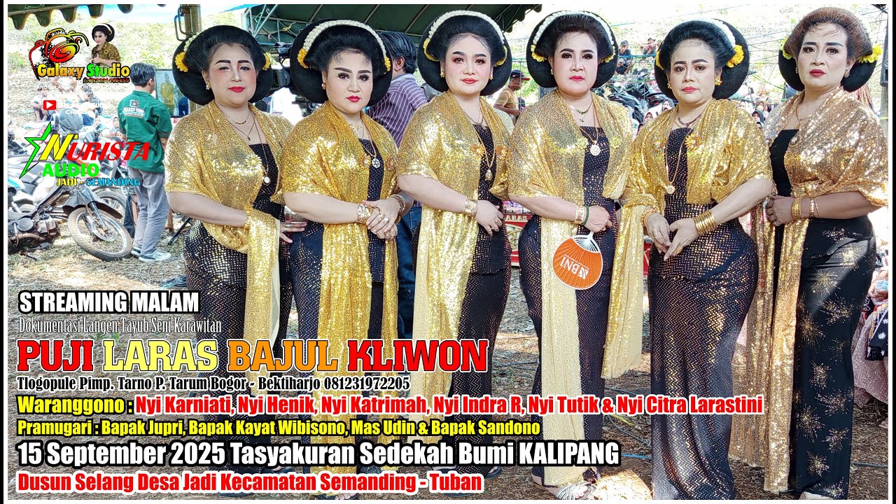 LIVE MALAM Sedekah Bumi KALIPANG~Nyi Karniati,Nyi Henik,Nyi Katrimah,Nyi Indra,Nyi Tutik & Nyi Citra