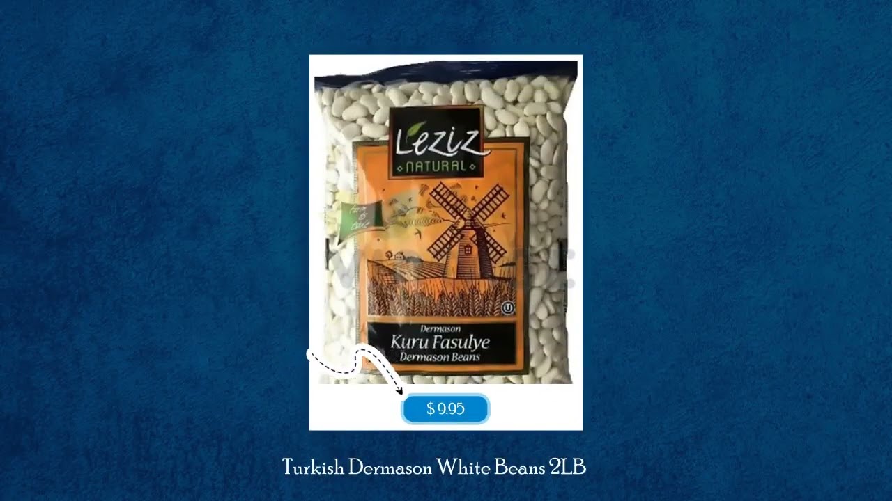 Turkish Dermason White Beans 2LB