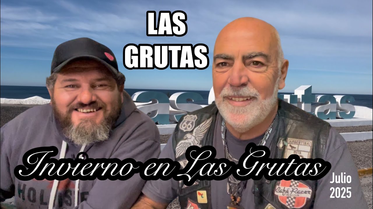 LAS GRUTAS | Viajar en moto en invierno | en moto por Argentina