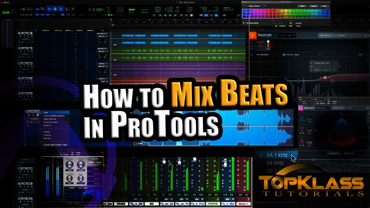 How To Mix Beat Stems in ProTools