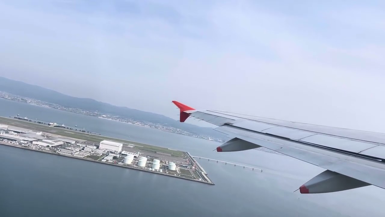関西空港 離陸🛫  take off at KIX