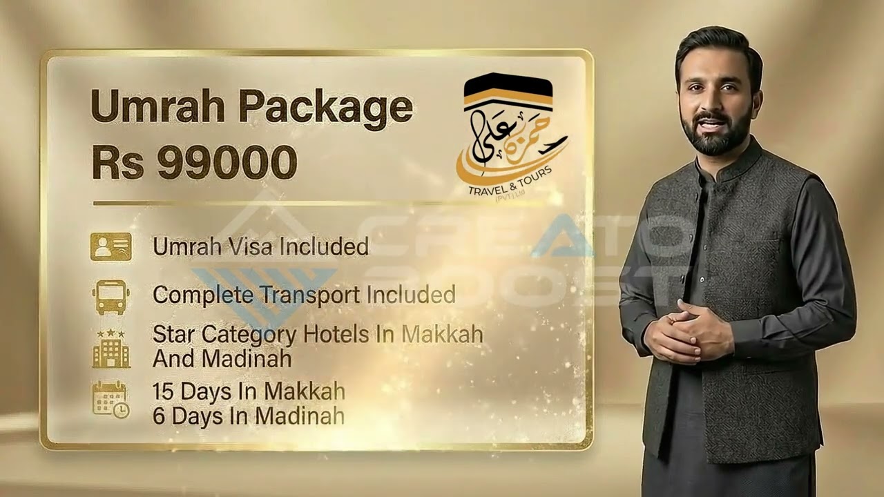 Hamza Ali Travel & Tours | AI Video Ad by CreatoBoost