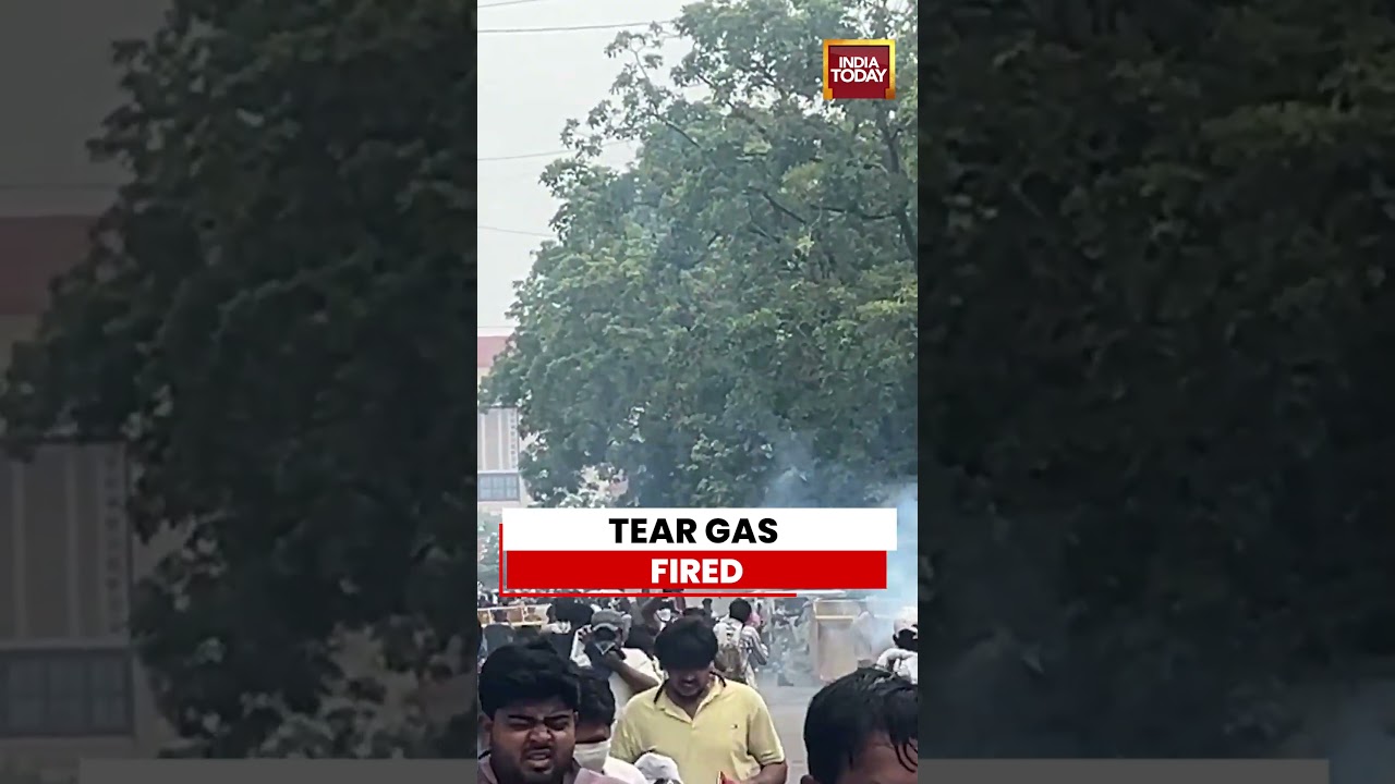 Tear Gas Fired At Protesters, Parliament Under Heavy Security as Protest Turns Tense