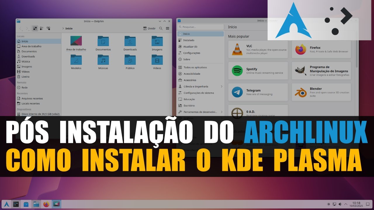 Como Instalar o KDE Plasma no ArchLinux | Guia Passo a Passo para Iniciantes