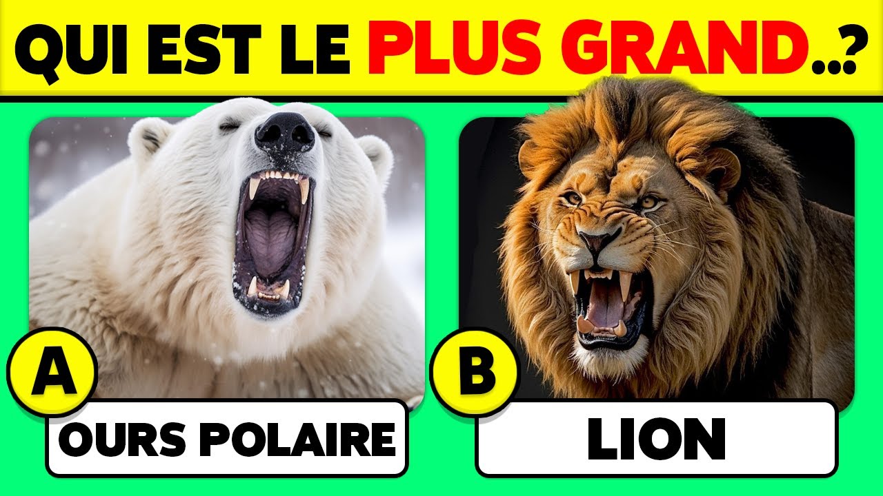 Connais-tu les ANIMAUX...? 🐧🦁✅ 50 questions pour tester ta CULTURE GÉNÉRALE