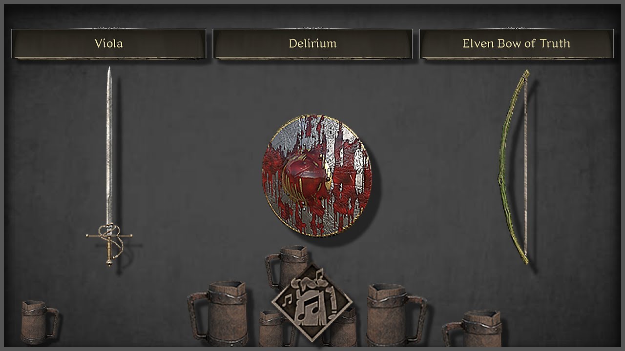I ran drunk bard with 3 named uniques... here's how it went