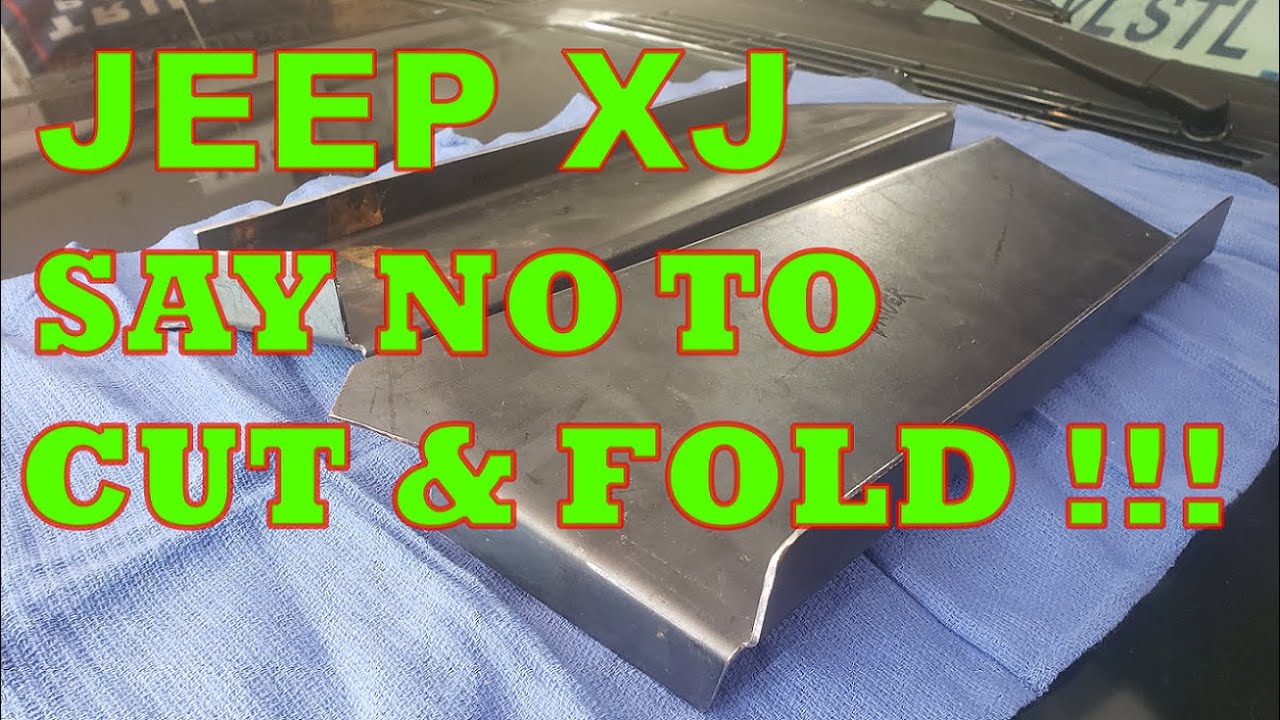 Jeep XJ Better than the cut and fold method!!!! DIY Rear quarter panel fix