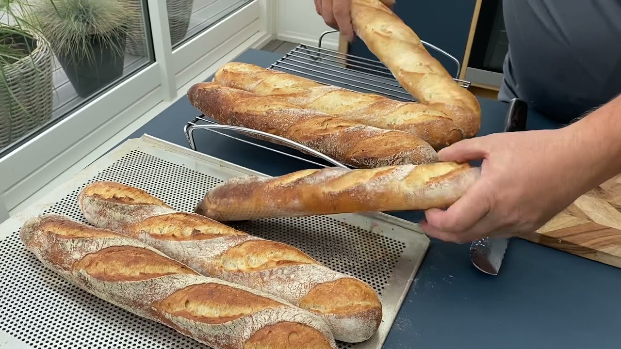 Baguettes opskriftsvideo til hjemmebageren