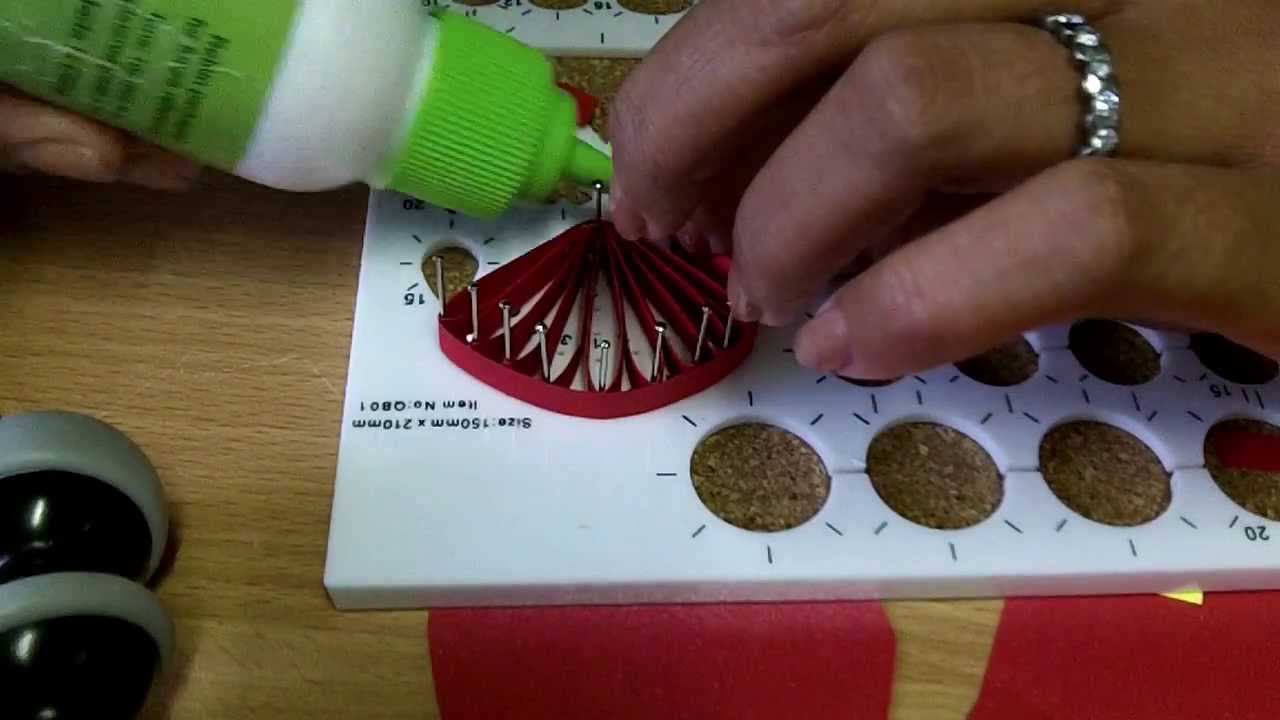 Daisy Quilling Flower and Quilling Board Guide