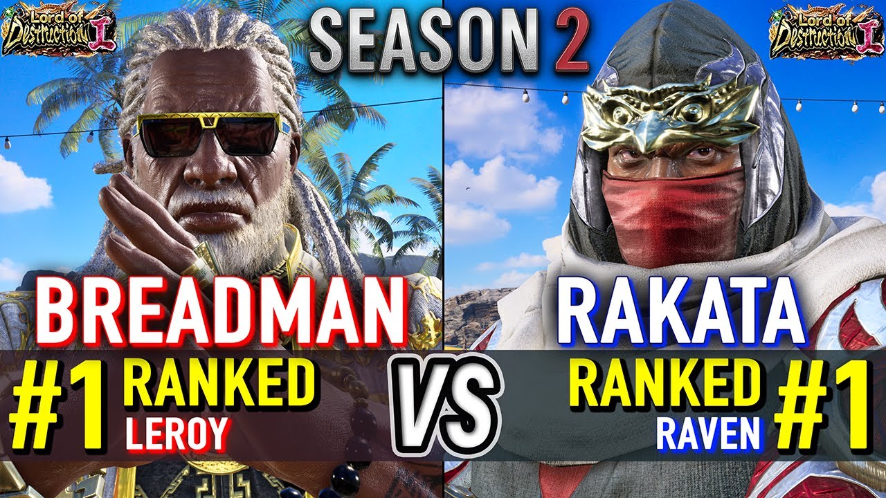 T8 🔥 BREADMAN (#1 Ranked Leroy) vs RAKATA (#1 Ranked Raven) 🔥 Tekken 8 High Level Gameplay