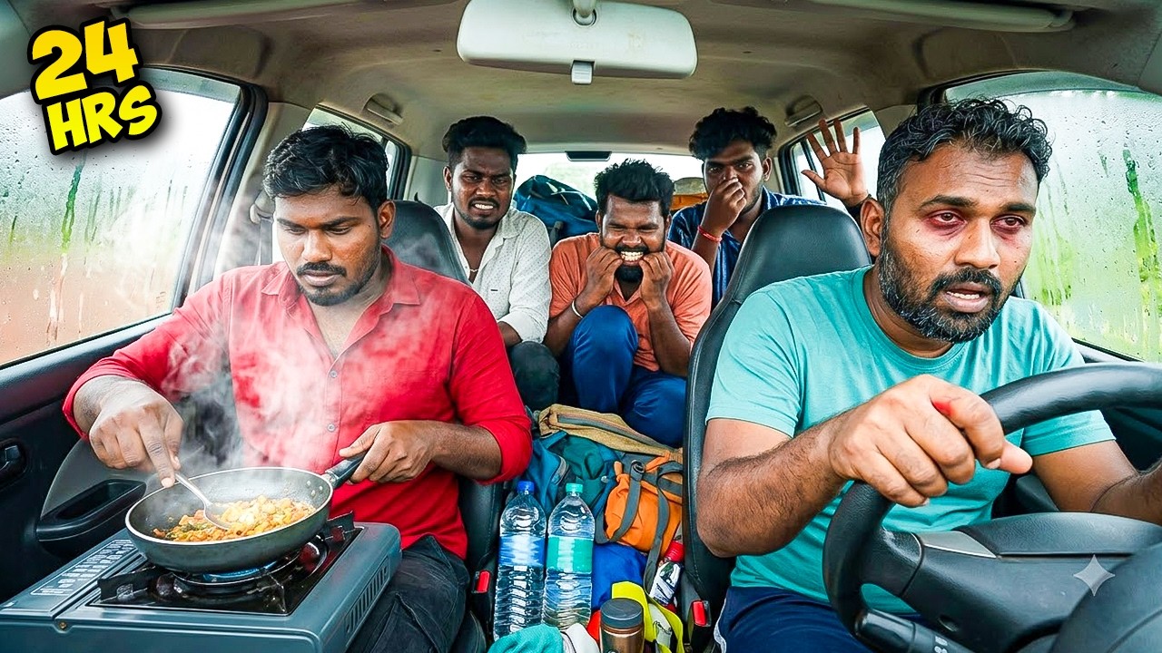 We Spent 24 Hours in a Moving Car Without Getting Out&hellip; (Biggest Mistake)