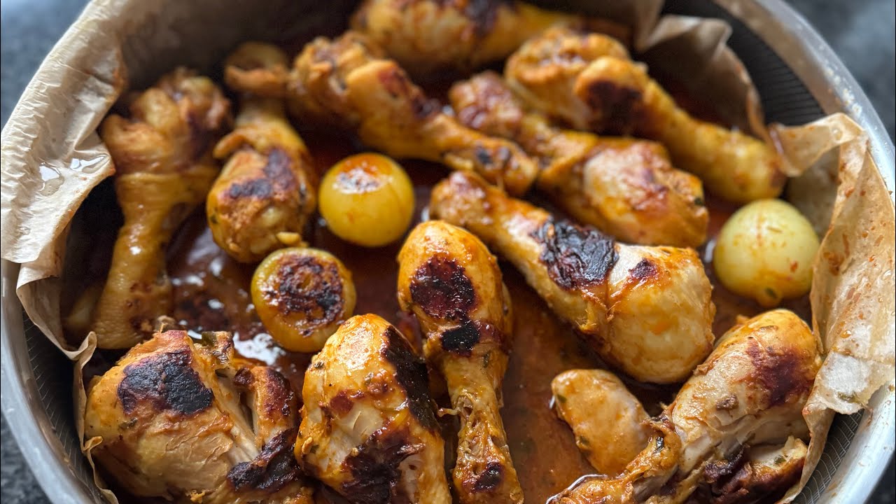Geschmortes Pfannen- H&auml;hnchen