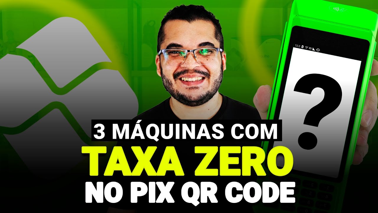 MAQUININHAS de cartão SEM TAXA no PIX - Venda com PIX GRÁTIS