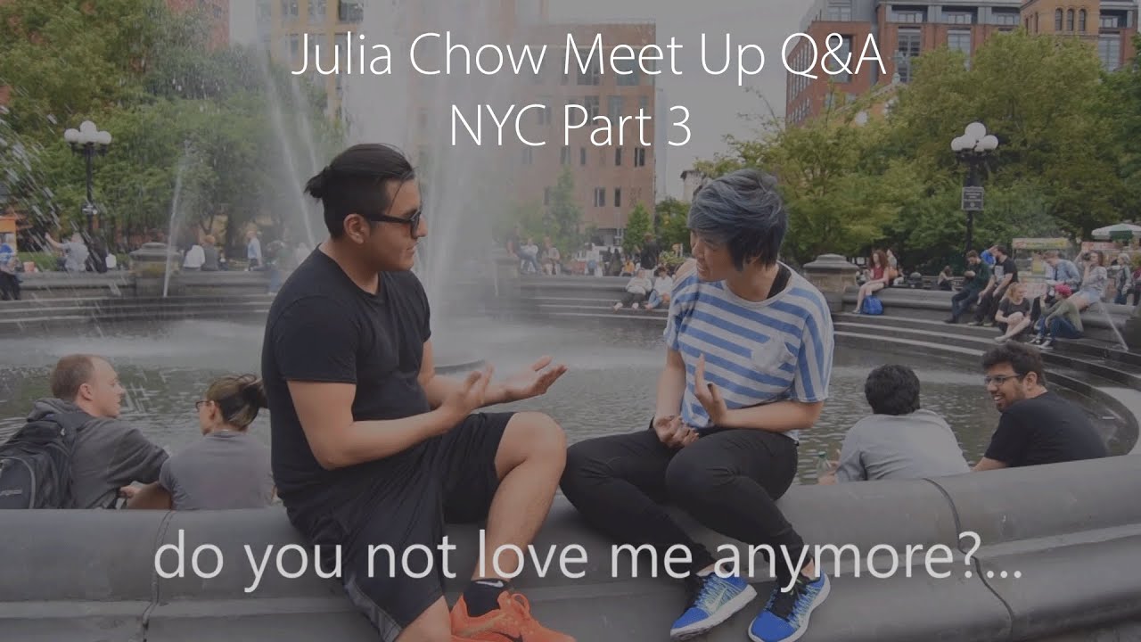 Julia Chow From JustKiddingFilms Meet Up Q&A In NYC | Part 3