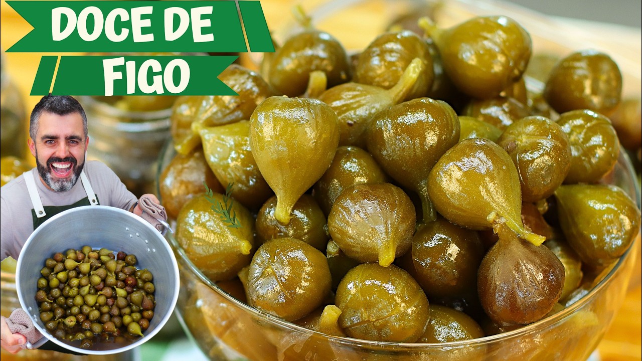 DOCE DE FIGO EM CALDA DA DONA VÂNIA - SUCULENTO - DELICIOSO - SUPER FÁCIL - Receitas de Pai