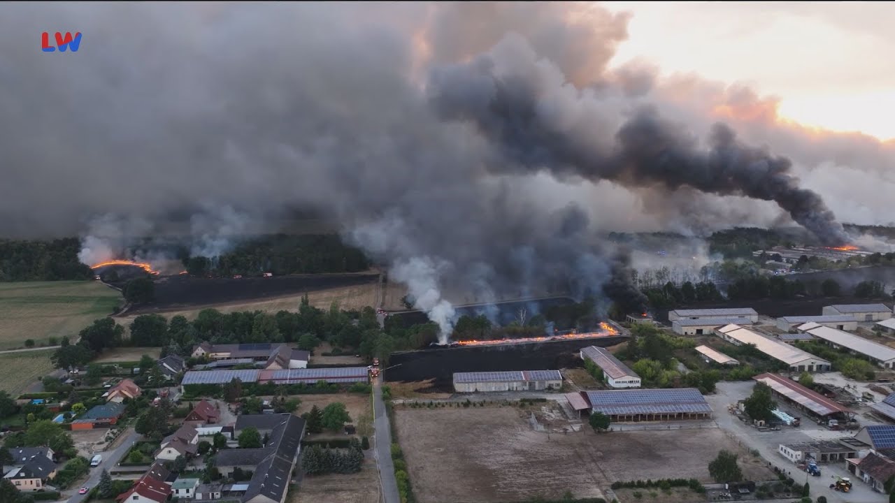 Falkenberg/E.: Großbrand in Elbe-Elster - LAUSITZWELLE