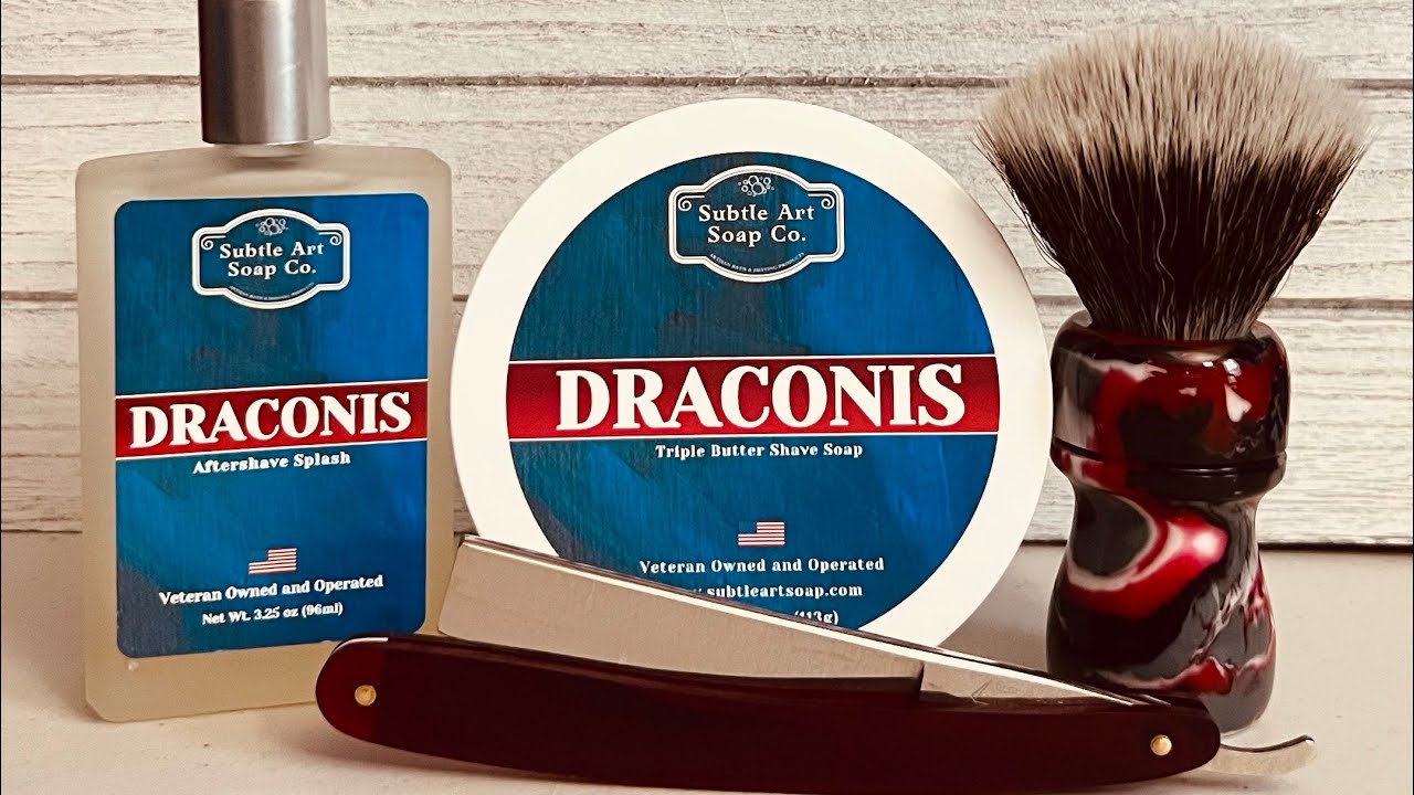 Subscriber Requested Face Lather Demo Using Our Draconis Shave Soap