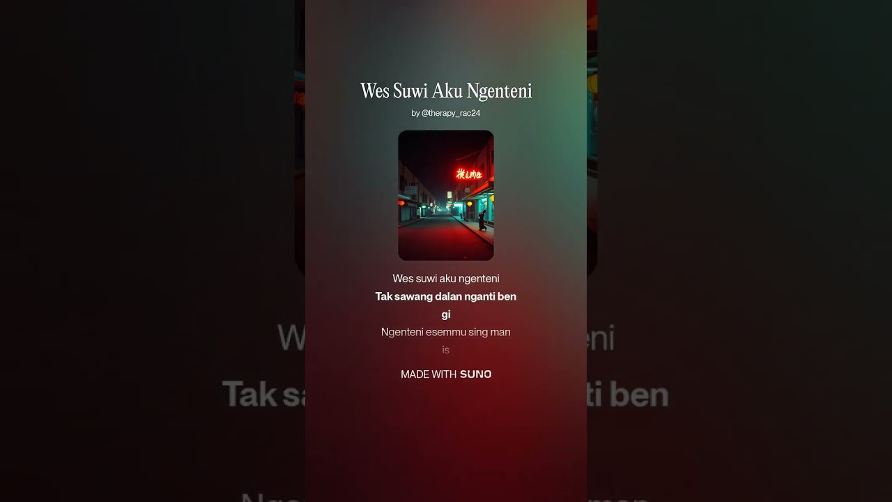 Wes Suwi Aku Ngenteni/RAC