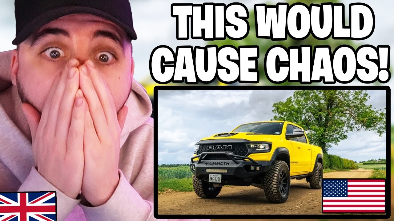 Brit Reacts to Why You Couldn't Drive an American TRUCK in the UK!