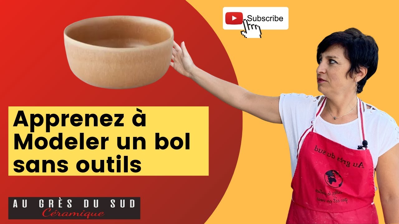 Apprenez à modeler un bol sans outils