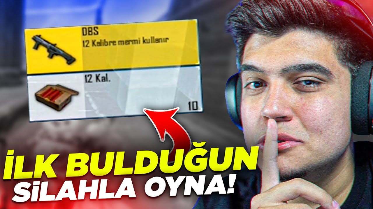 İLK BULDUĞUM SİLAHLA OYNAMAK 😮 | PUBG Mobile Challenge