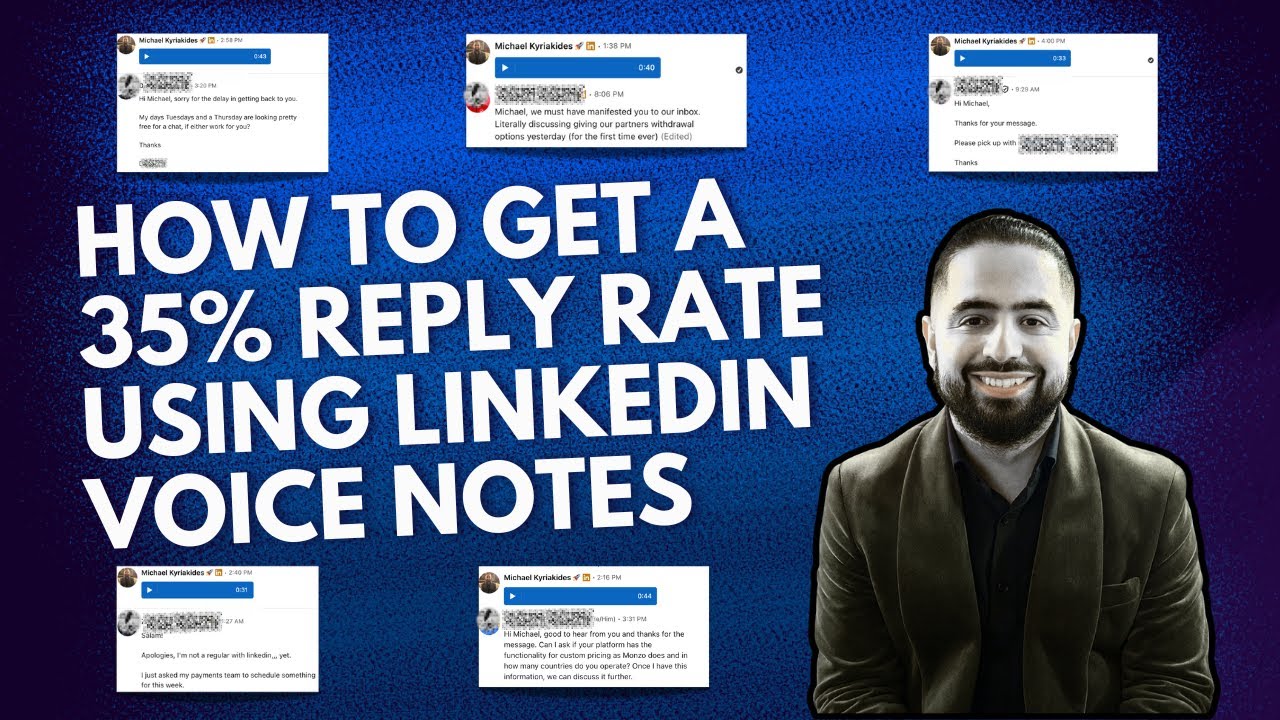How To Get A 35% Reply Rate Using LinkedIn Voice Notes