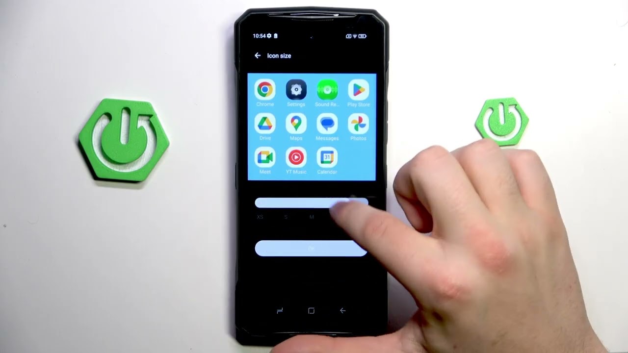 DOOGEE V40 Pro – How to Change Icon Size