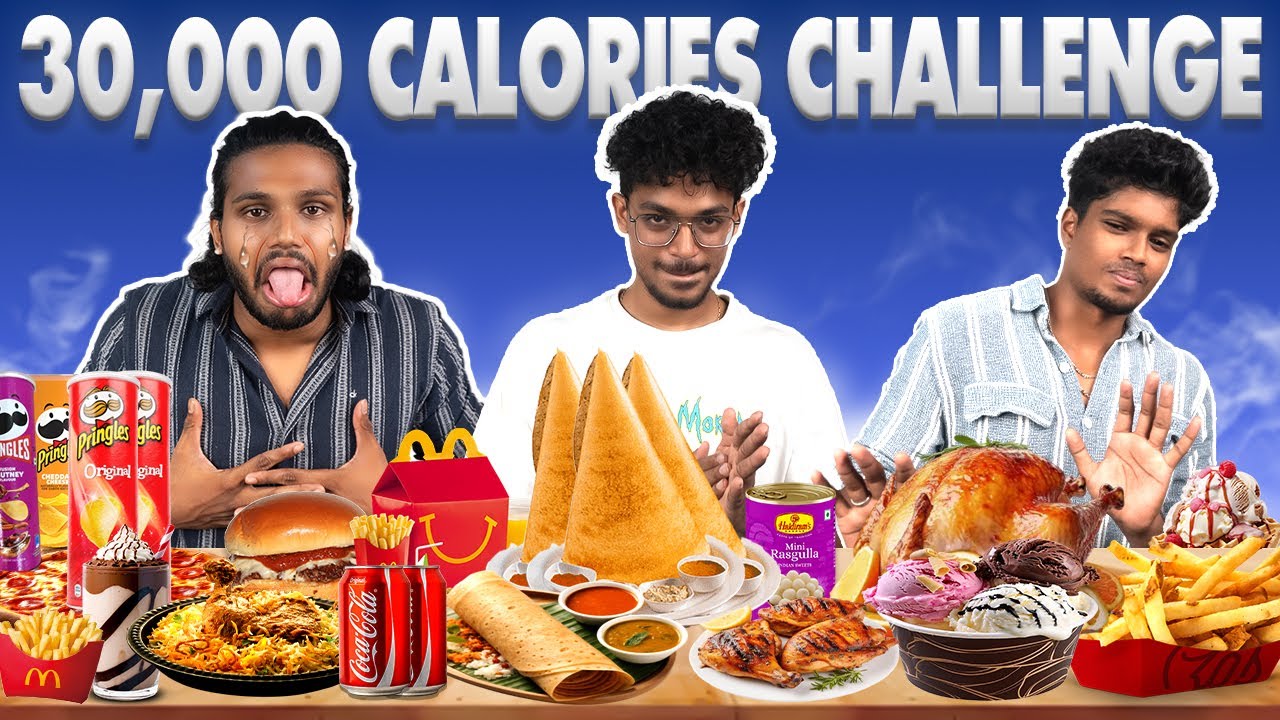 EATING 30,000 CALORIES IN JUST 12 HOURS🍕 |DADBODS|TAMIL|