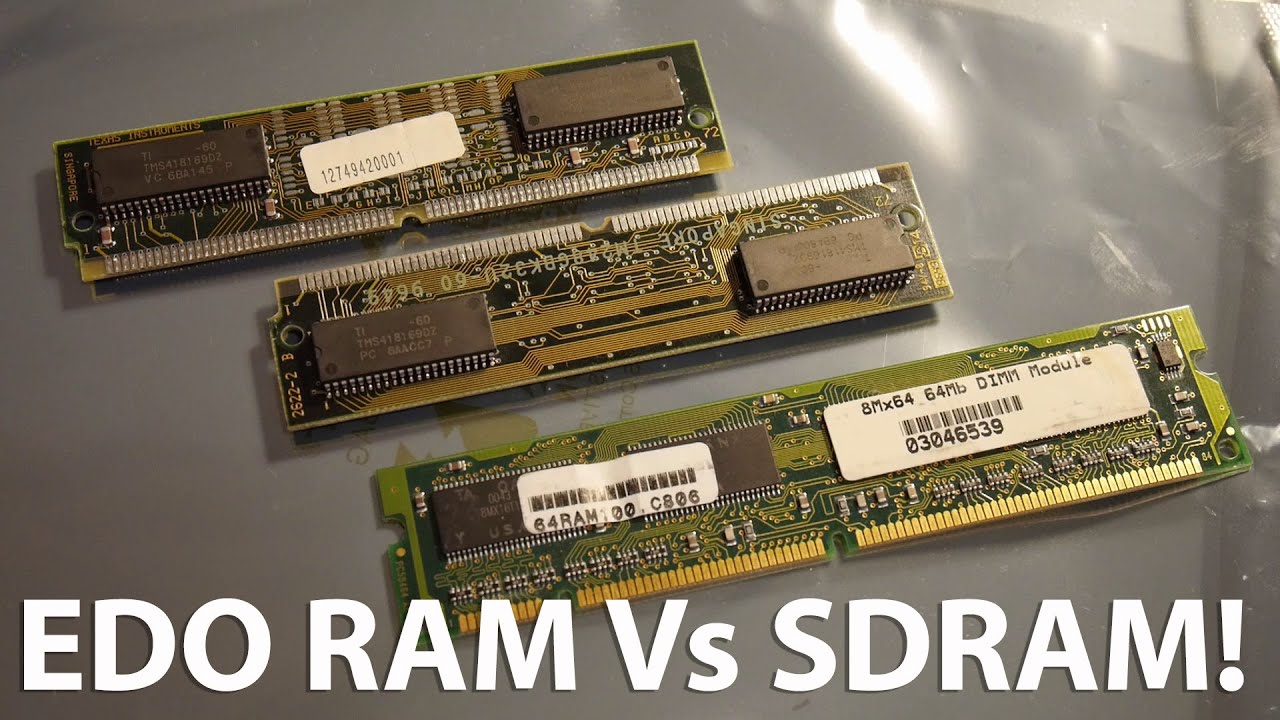 EDO RAM Vs SDRAM - How much quicker is SDRAM? (66MHz Socket 7 System)