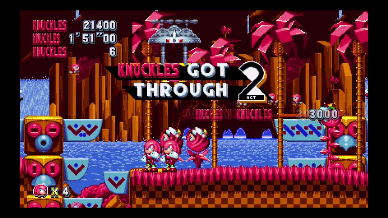 Sonic Mania Knuckles Mania And Knuckles/Mecha Sonic Boss Battle