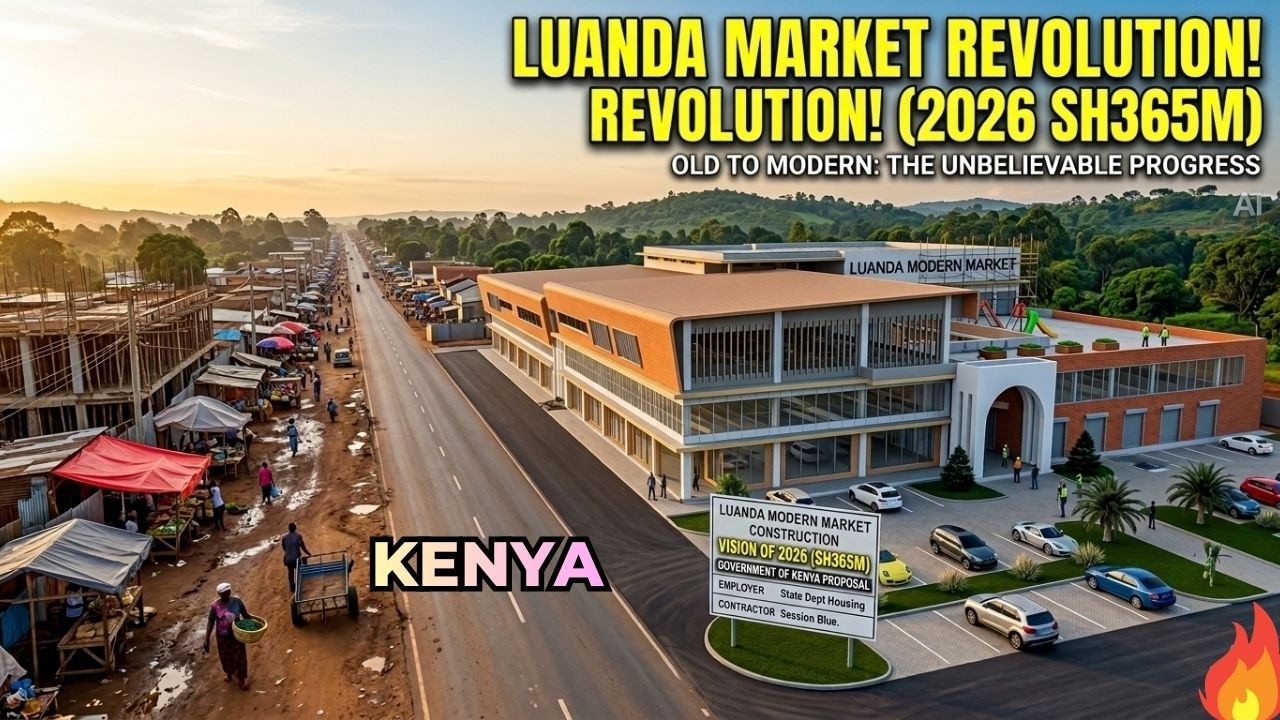 Sh365M ($2.83M) Luanda Modern Market Construction in Vihiga Kenya