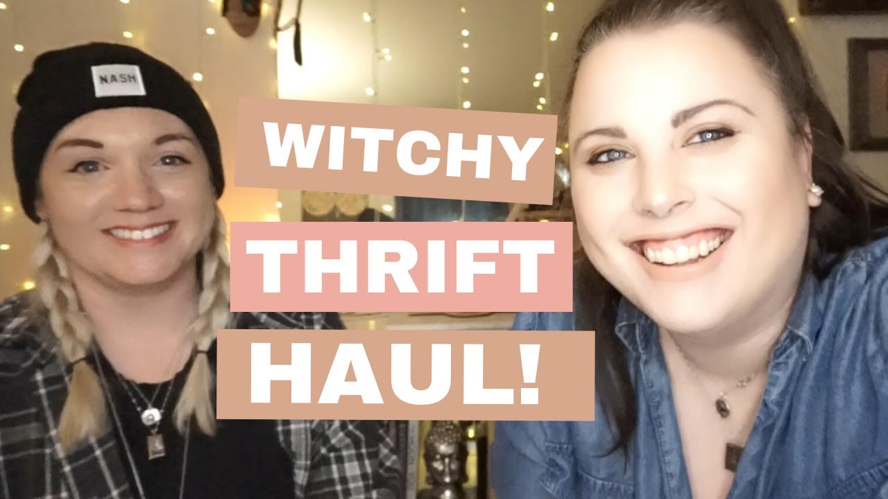 WITCHY THRIFT HAUL (with Jillian of Mystic Moon Yoga)