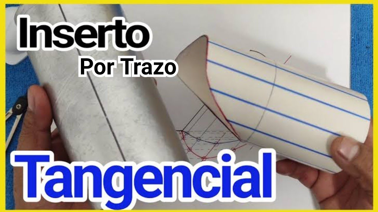 Trazo de Inserto Tangencial a Grados