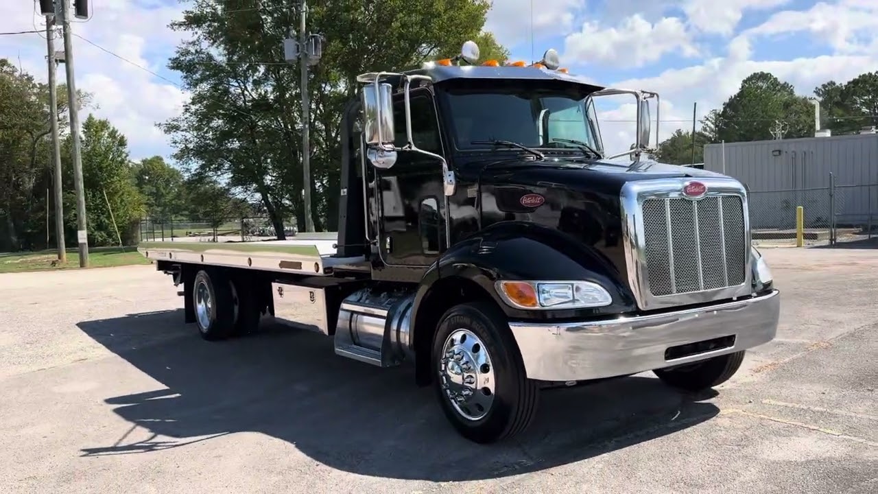 SOLD - 2022 PETERBILT 337 ROLLBACK TOW TRUCK CAR HAULER FOR SALE