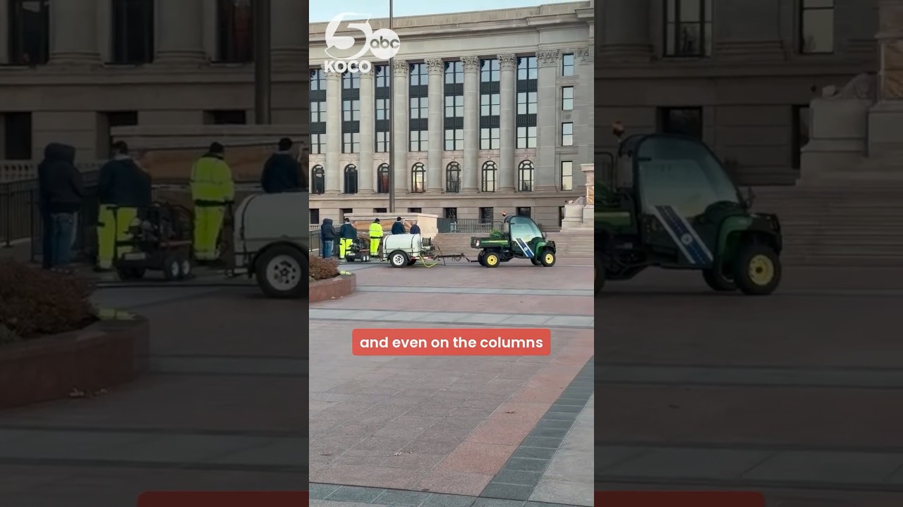 Vandals hit Capitol with graffiti expressing anti-ICE sentiments, derogatory statements about Stitt