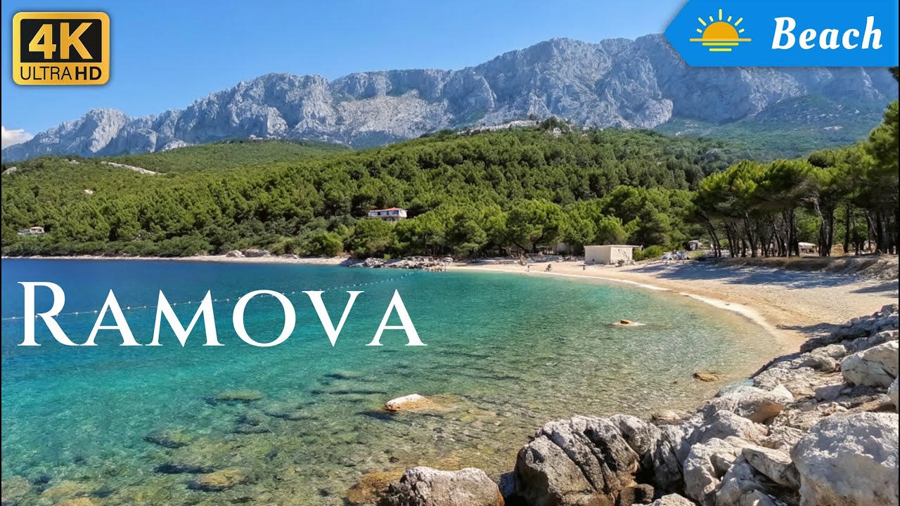 Plaża Ramova w Krvavicy &ndash; Ukryty Skarb w Pobliżu Makarski, Chorwacja